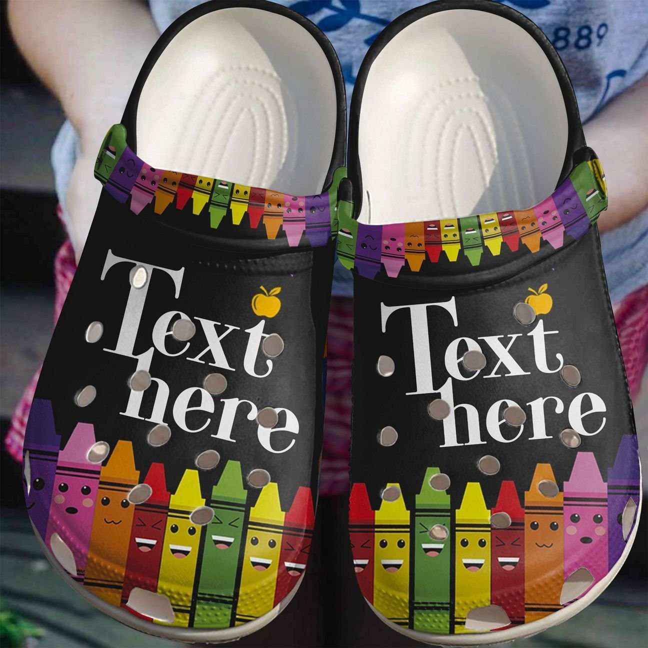 Teacher Personalized Clog, Custom Name, Text, Color, Number Fashion Style For Women, Men, Kid, Print 3D Teaching Angels