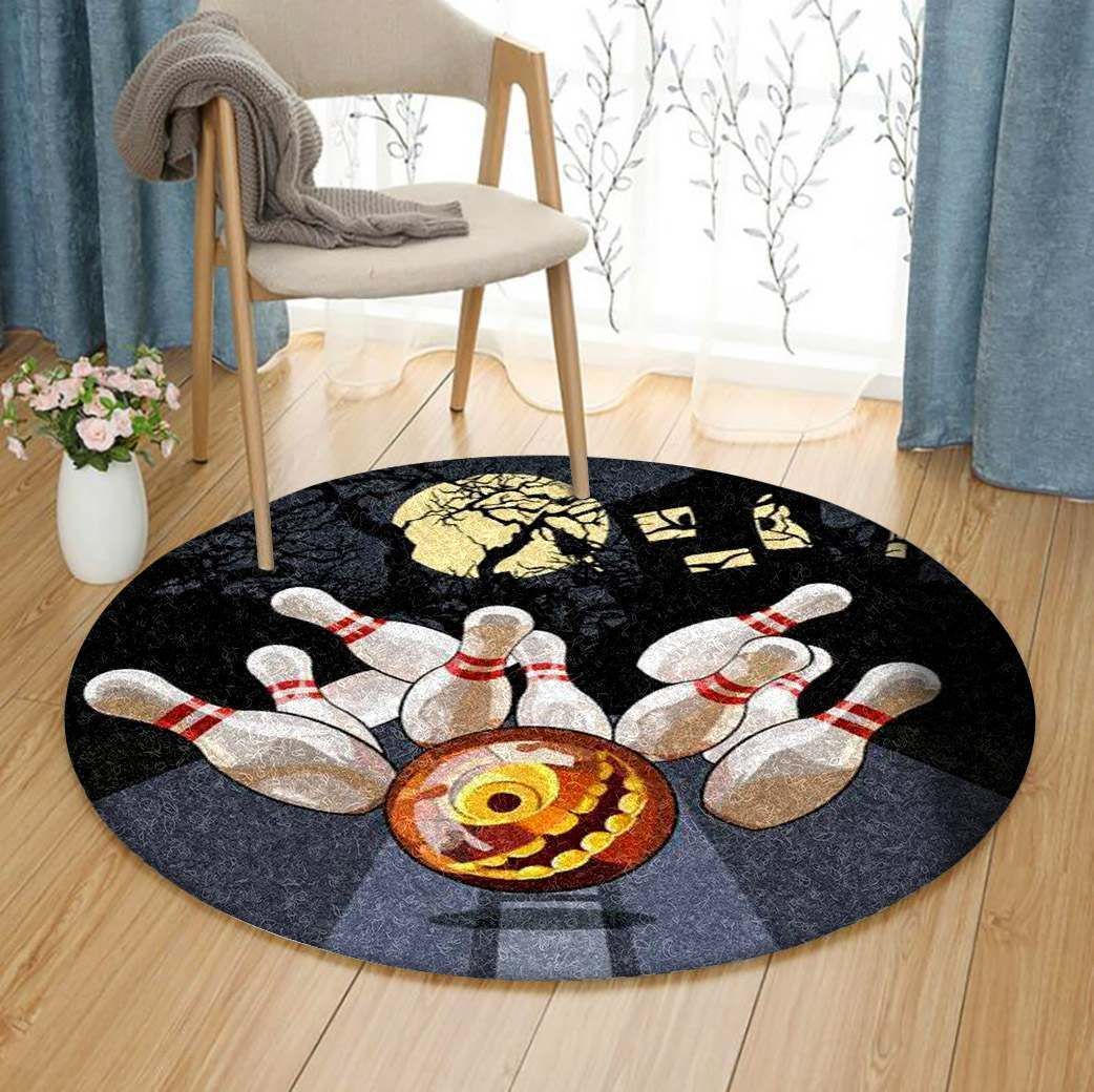 Bowling Halloween GE3735 Round Rug  CYSI2907