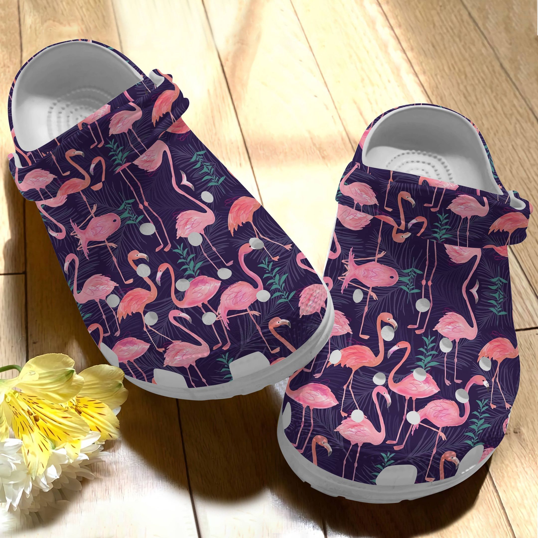 Flamingo Clog Lovely Flock Clogs Clogband Clog