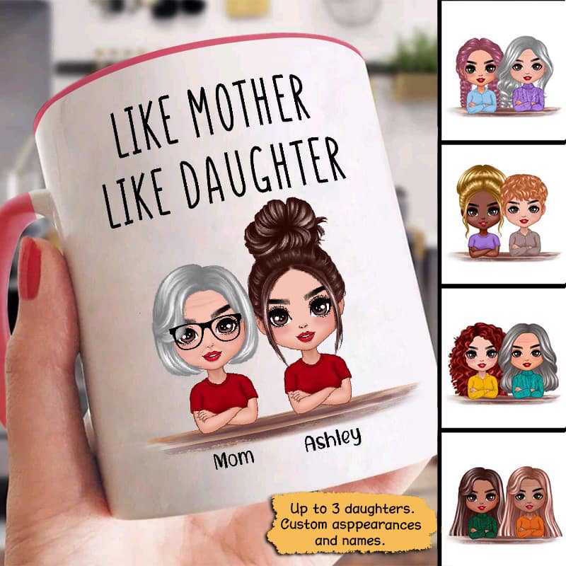 Doll Like Mother Like Daughters Mother’S Day Gift Personalized Mug