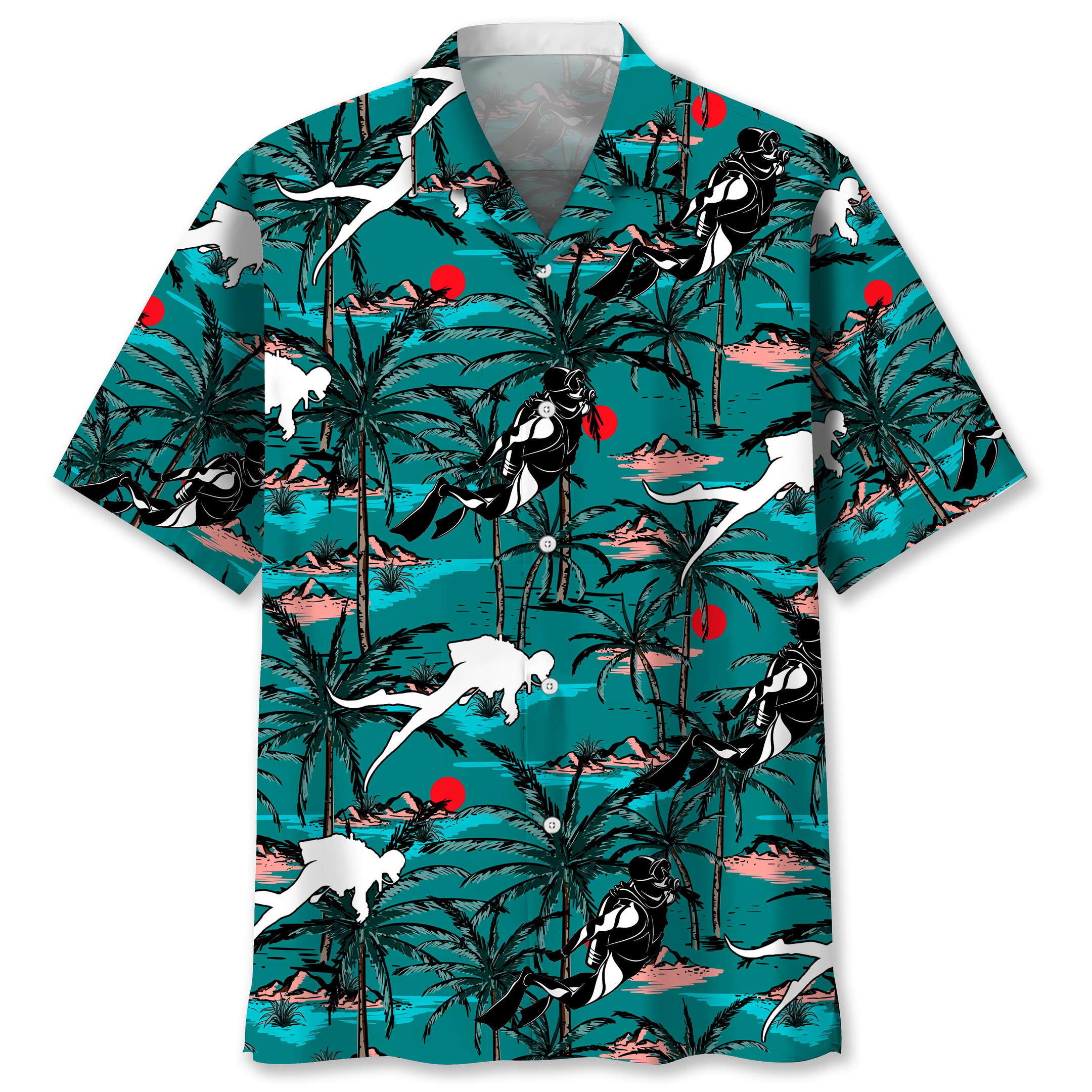 Scuba Diving Vintage Hawaii Shirt Ha73032