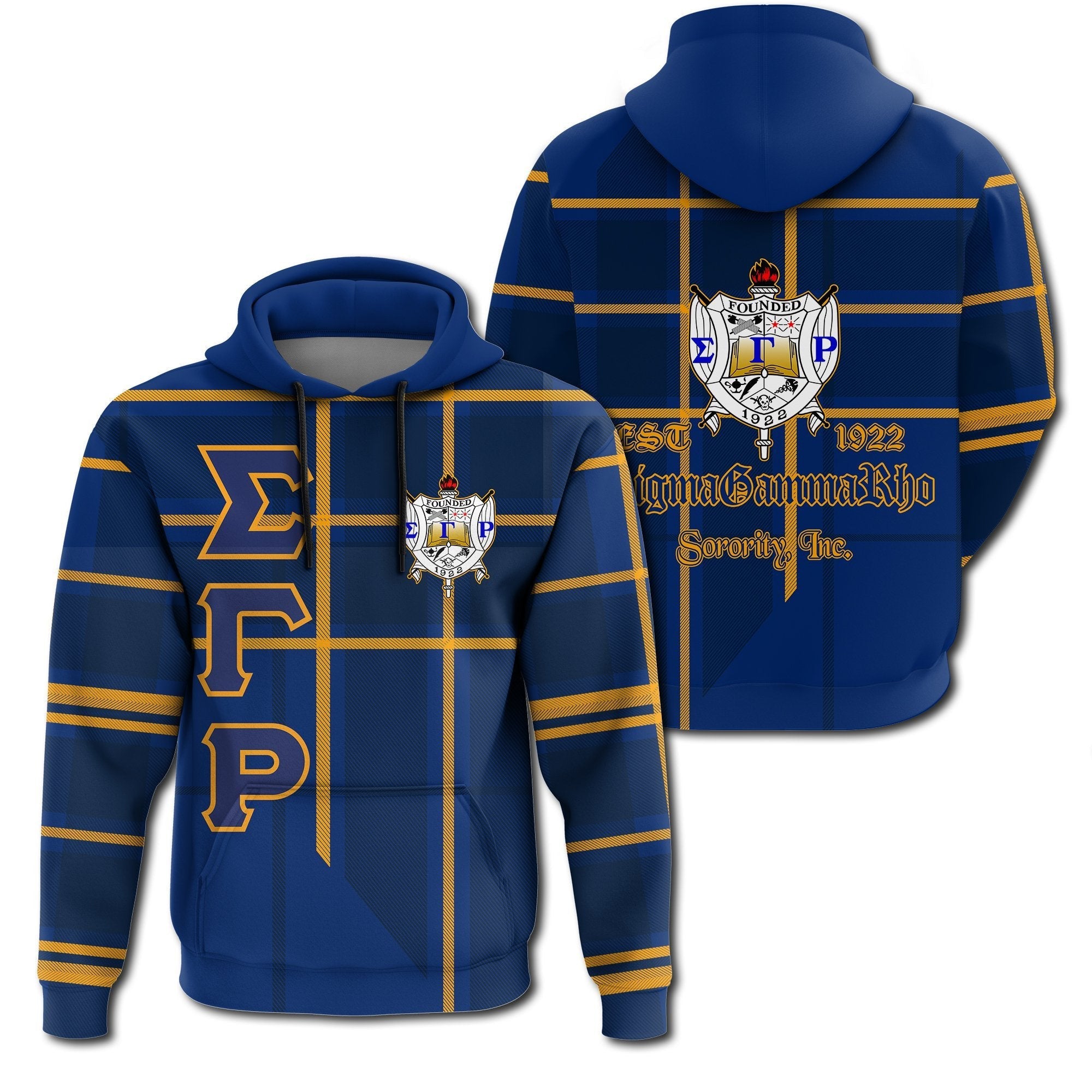 Sorority Hoodie – Sigma Gamma Rho Burberr Style Hoodien