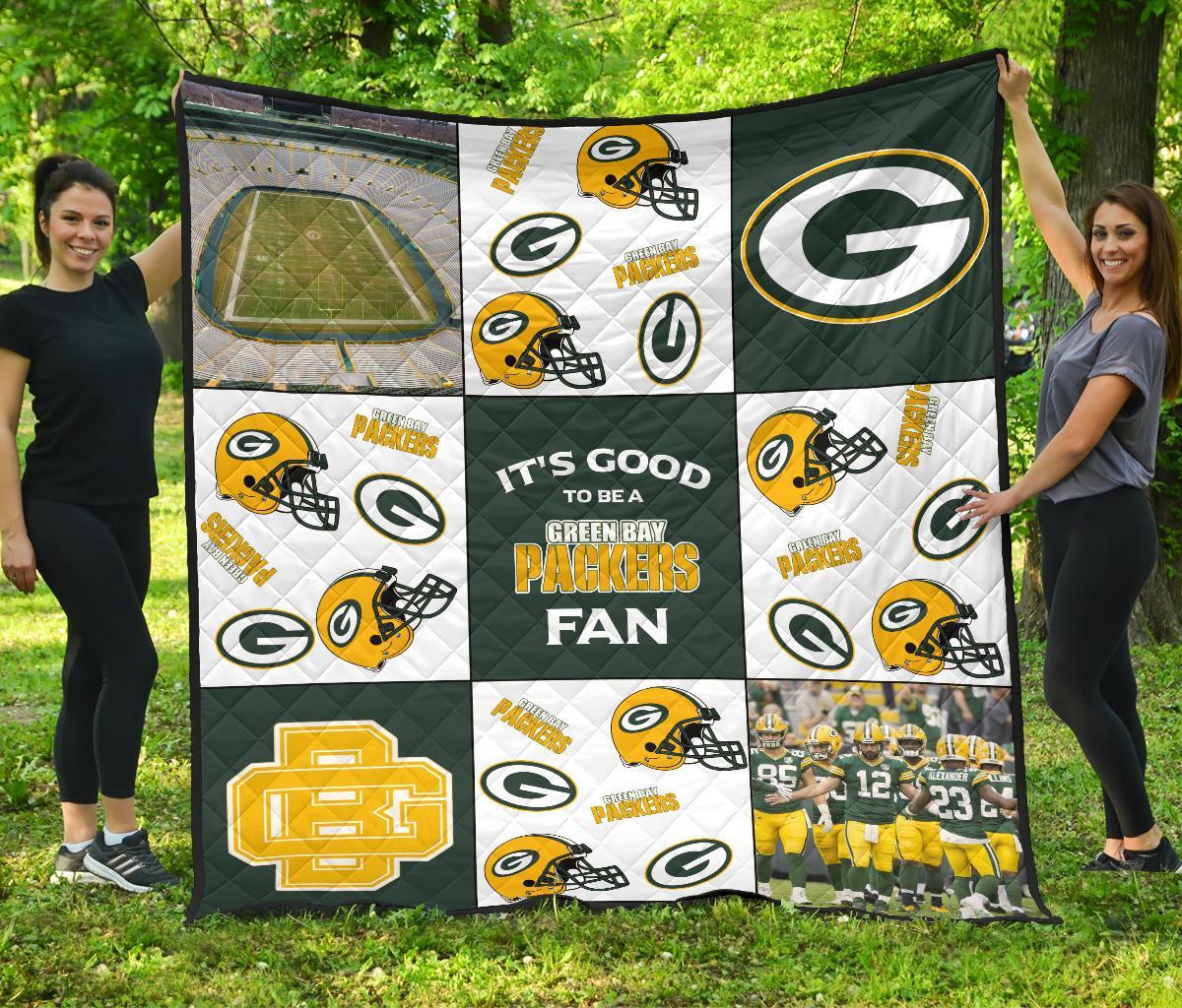 It’s Good To Be A Green Bay Packers Fan Quilt Shop