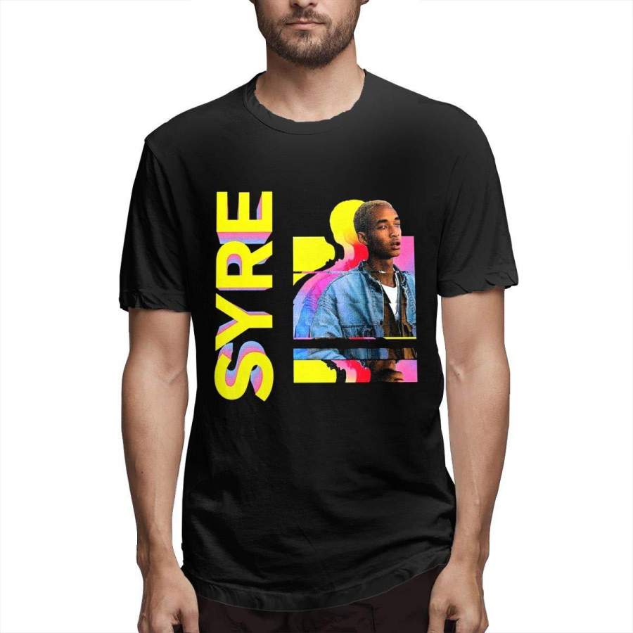 Syre Jaden Smith Merch Mens Tee Novelty Short Sleeve T-Shirts Black