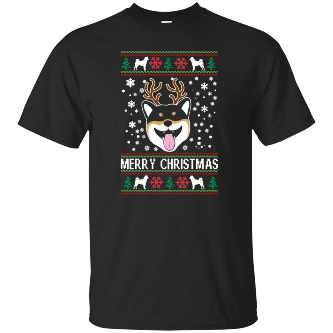 Check out this awesome Official Shiba Inu Ugly Christmas T-Shirt