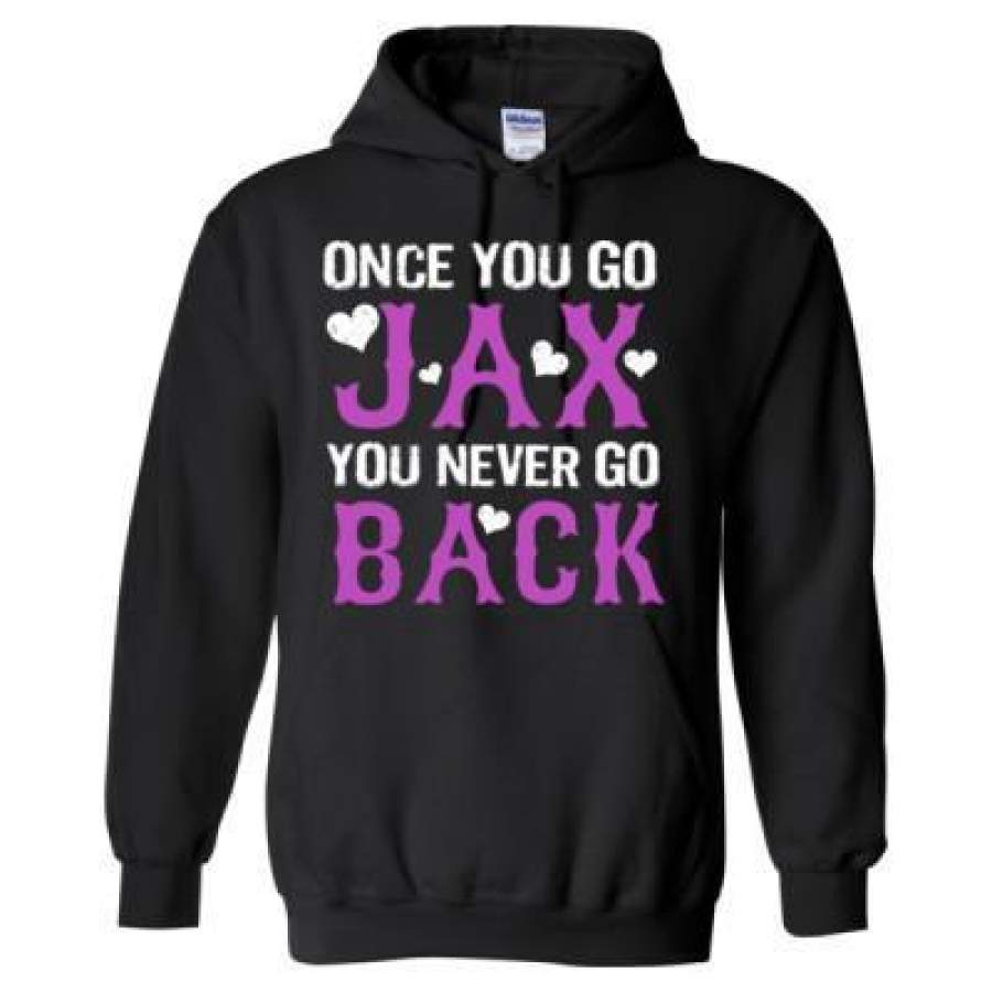 AGR Sons of Anarchy Once You Go Jax You Never Go Back – Heavy Blend™ Hooded Sweatshirt