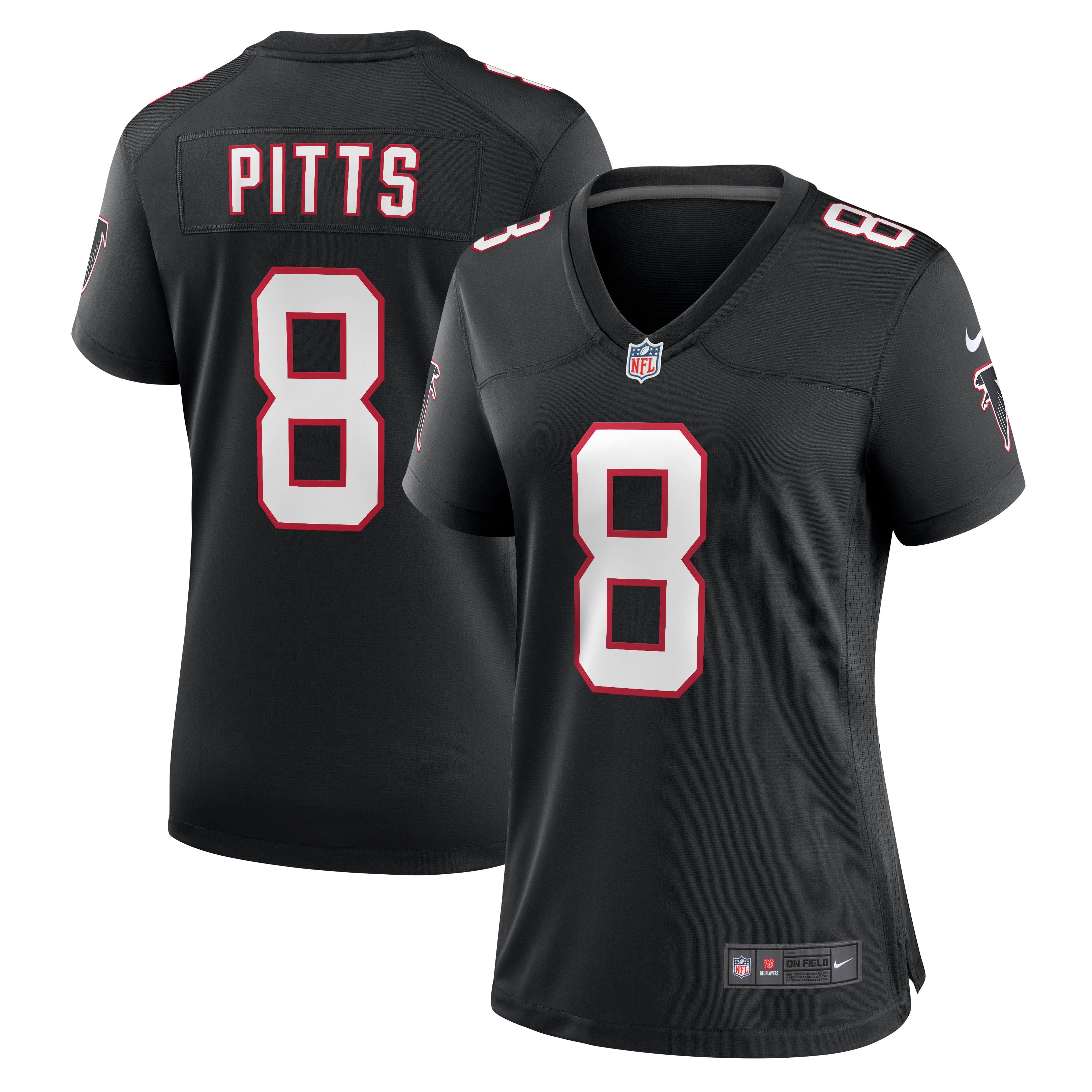 Women’s Atlanta Falcons Kyle Pitts Black Game Jersey