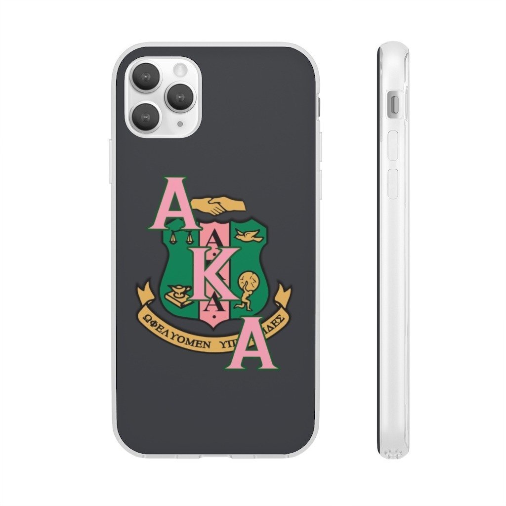 Arica Zone Phone Cases – Alpha Kappa Alpha Shield Soror Black Phone Case