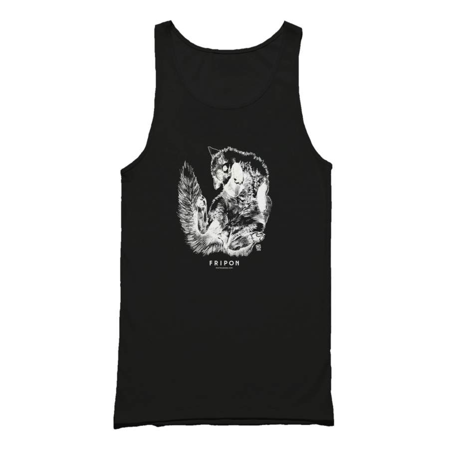 Renard Fripon Rascal Rogue Mischievous Cheeky Animal Totem 2016 Illustration Drawing Dessin Casual Tank Top