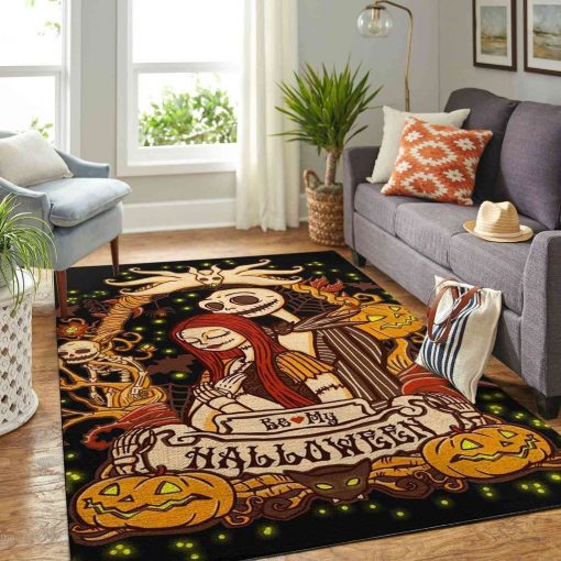 Jack Sally The Nightmare Before Christmas 190909 Halloween Area Sku 1044 Area Rug Living Room Rug Home Decor Carpets