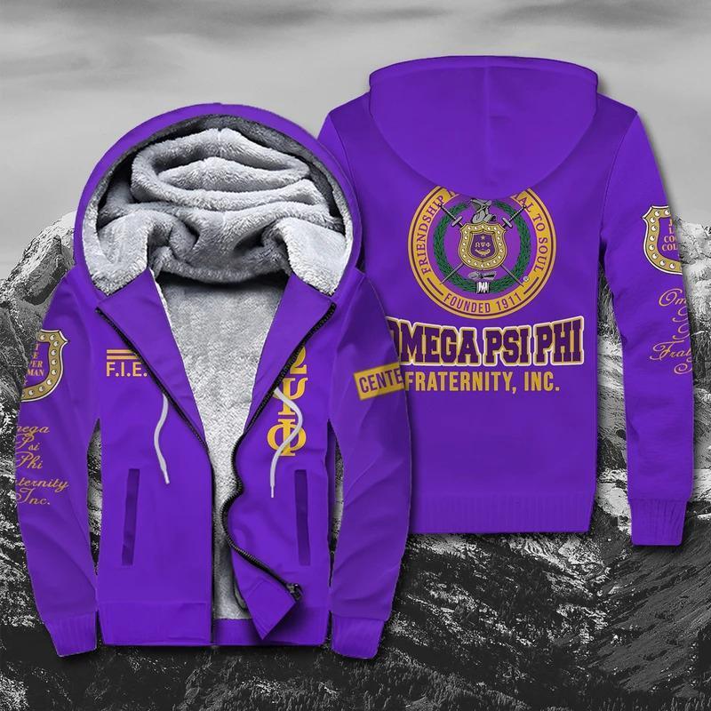 Greek Life Hoodie – Centennial Omega Psi Phi Sherpa Hoodie