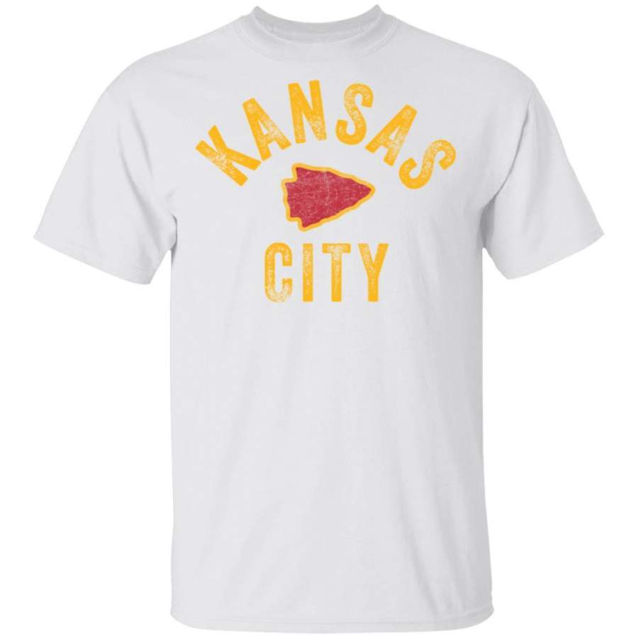 KC Tribe Kansas City Vintage Arrowhead Kc Fan Local Pro Wear T-Shirt