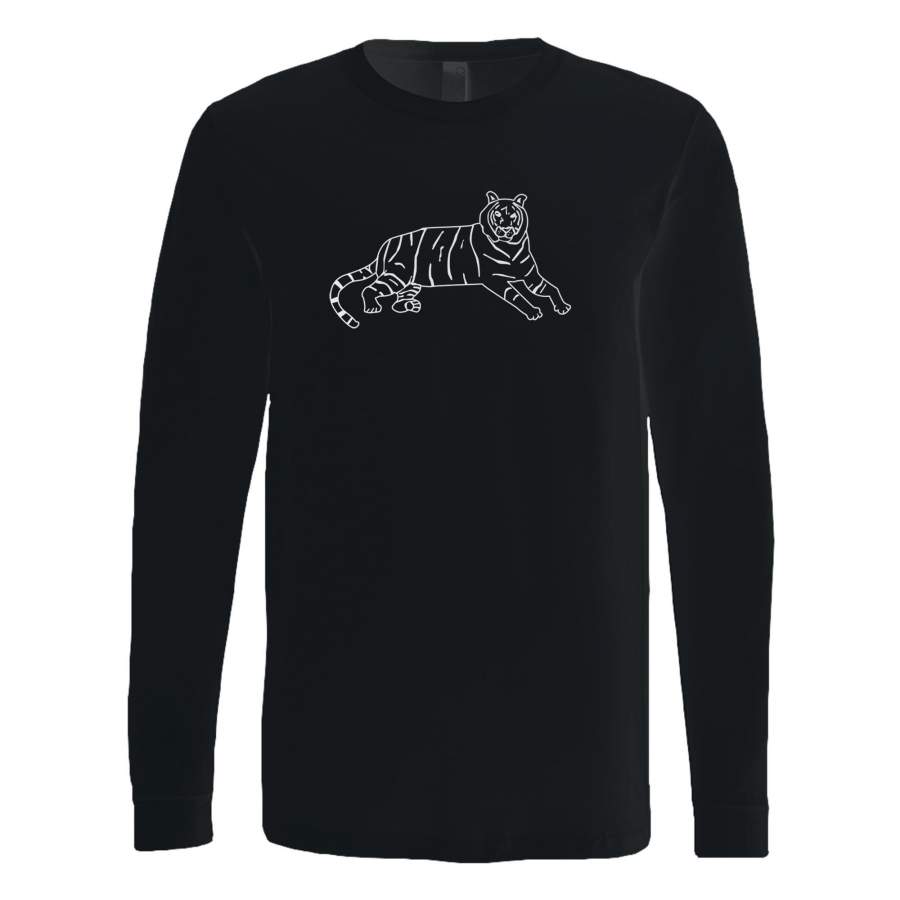 Casual Tiger Long Sleeve T-Shirt Tee