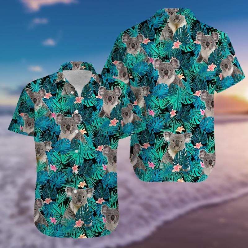 Felacia Koala Tropical Full Printing Hawaiian Ha61210