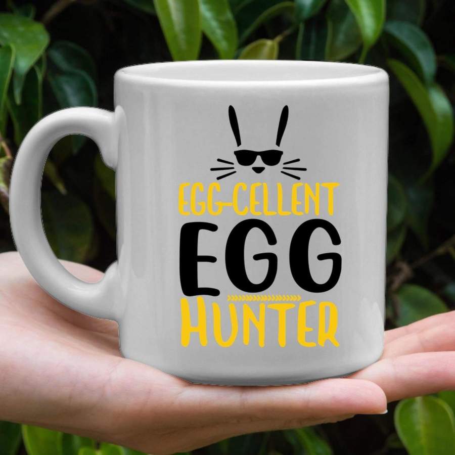 Egg- cellent egg hunter coffee mug