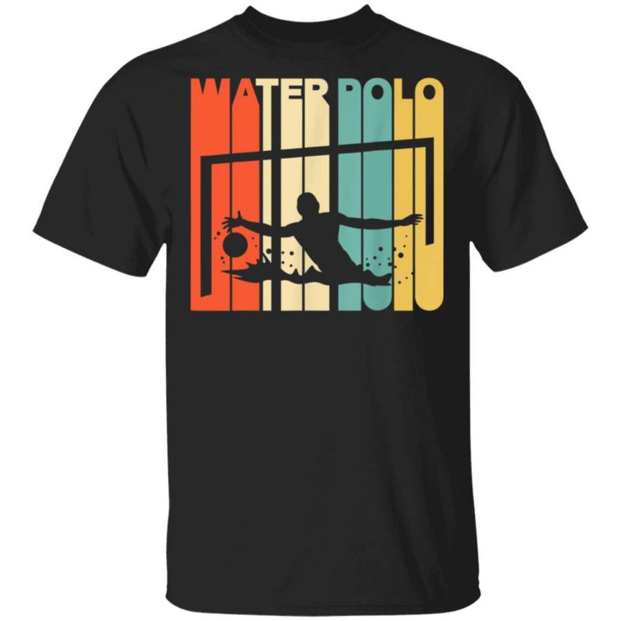 Vintage Style Water Polo Silhouette T-Shirt