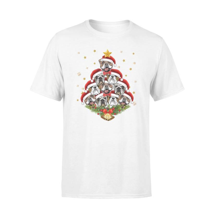 Bulldog Christmas Tree VA 12C Men T- shirt – Standard T-shirt