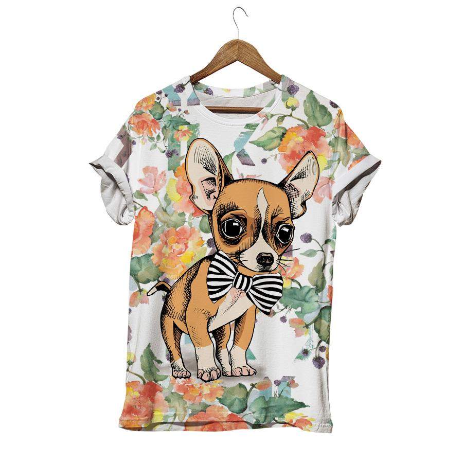 Puppy Chihuahua  Tie A Bow T-shirts