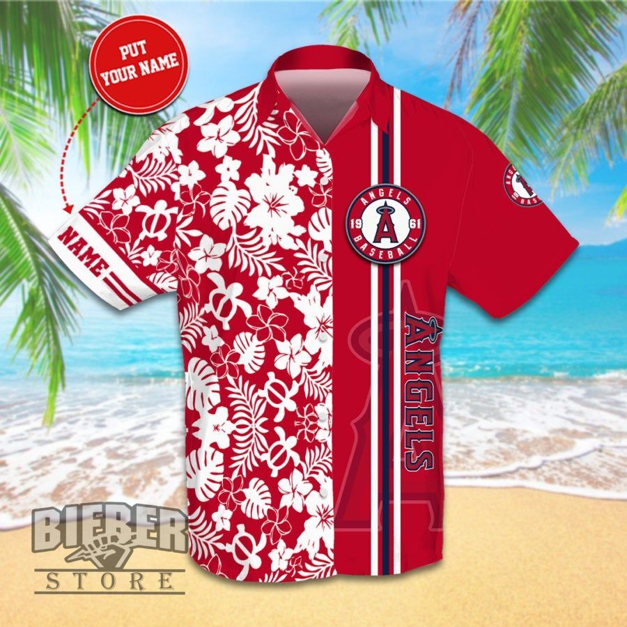 Personalized Los Angeles Angels Hawaii Shirts Ha66133