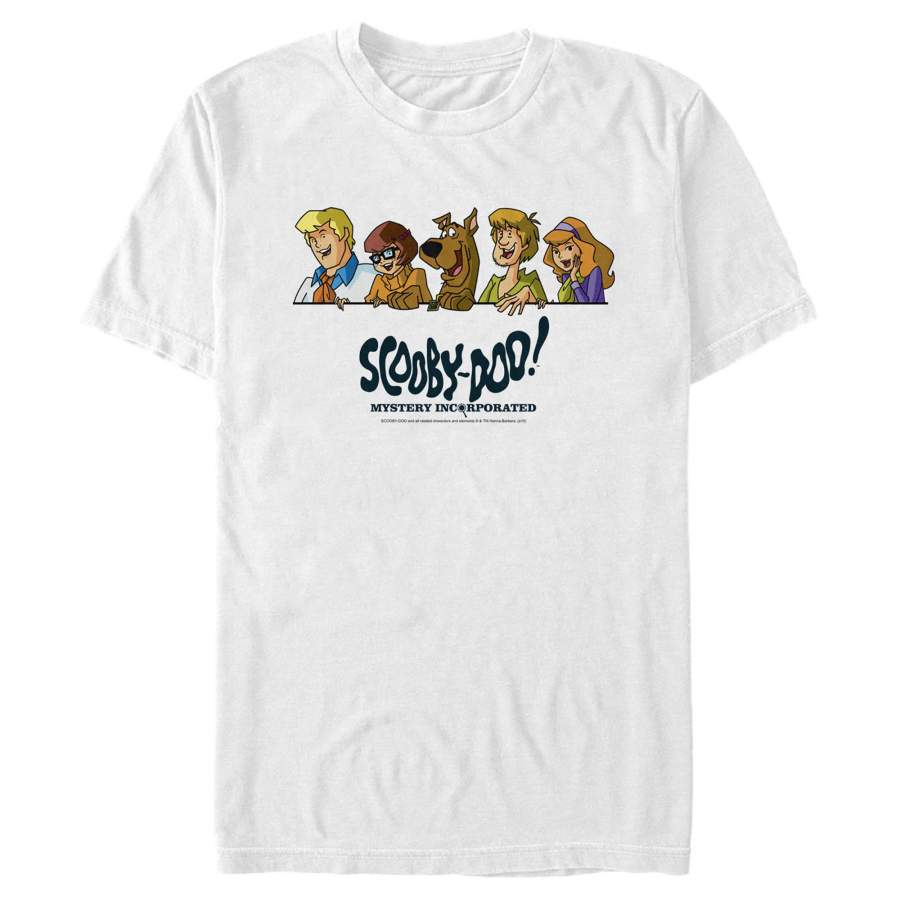 Scooby Doo Men’s Character Bust Line-Up  T Shirt