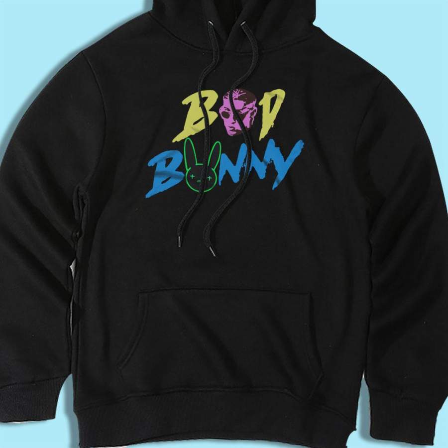 Dia Bad Bunny Head  Men’S Hoodie T-Shirt