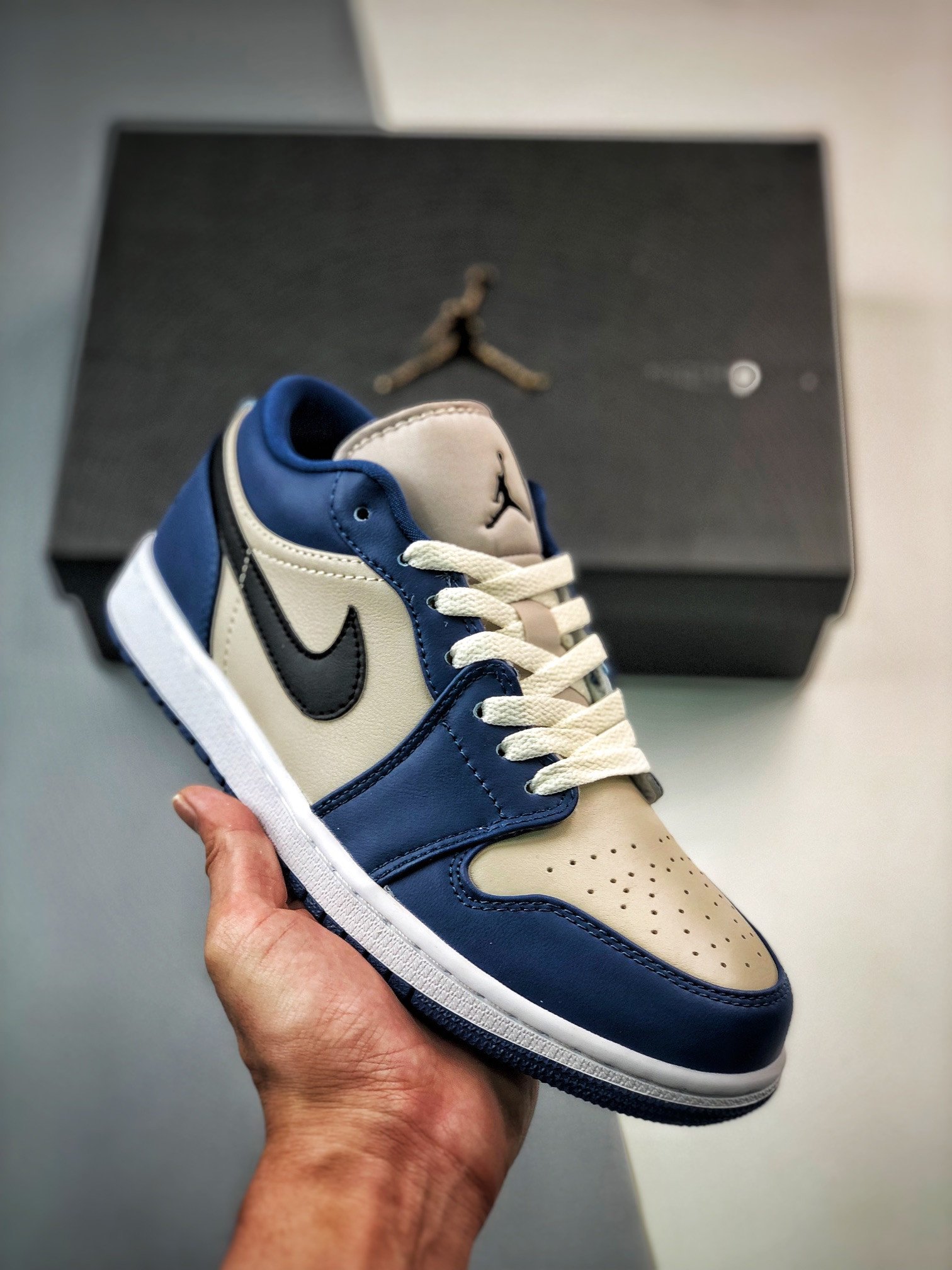 JD 1 Low ‘Georgetown’ Navy Grey DC0774-402 5342054