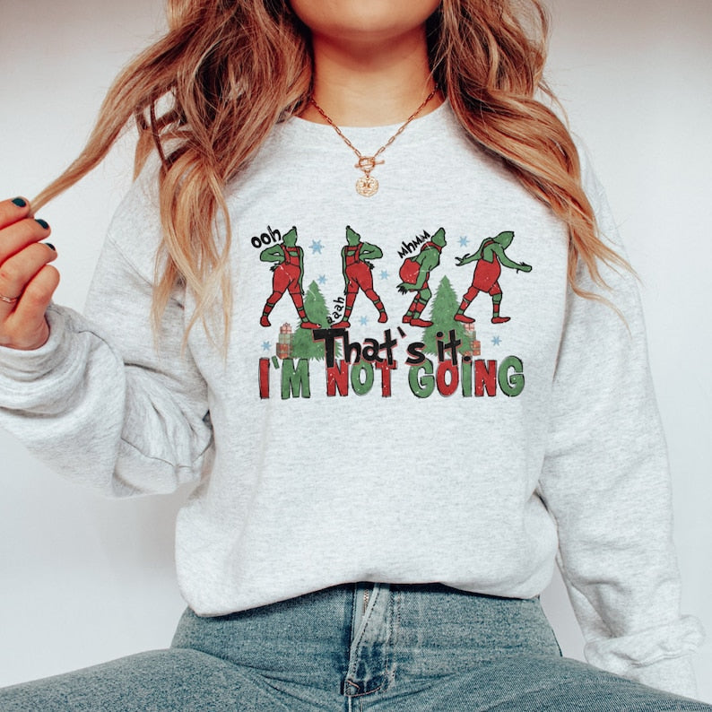 Christmas In Fall Sweatshirt 2D Crewneck Sweatshirt All Over Print Sweatshirt For Women Sweatshirt For Men Sws4401