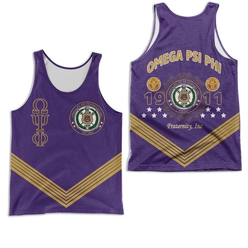 Wonderprint Tank Top Soldier Omega Psi Phi Men Tank Top