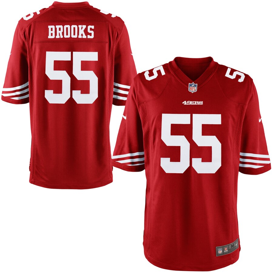 Ahmad Brooks San Francisco 49ers Nike Youth Team Color Game Jersey – Scarlet