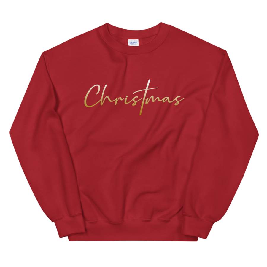 Christmas (Gold Foil) Sweatshirt or Hoodie