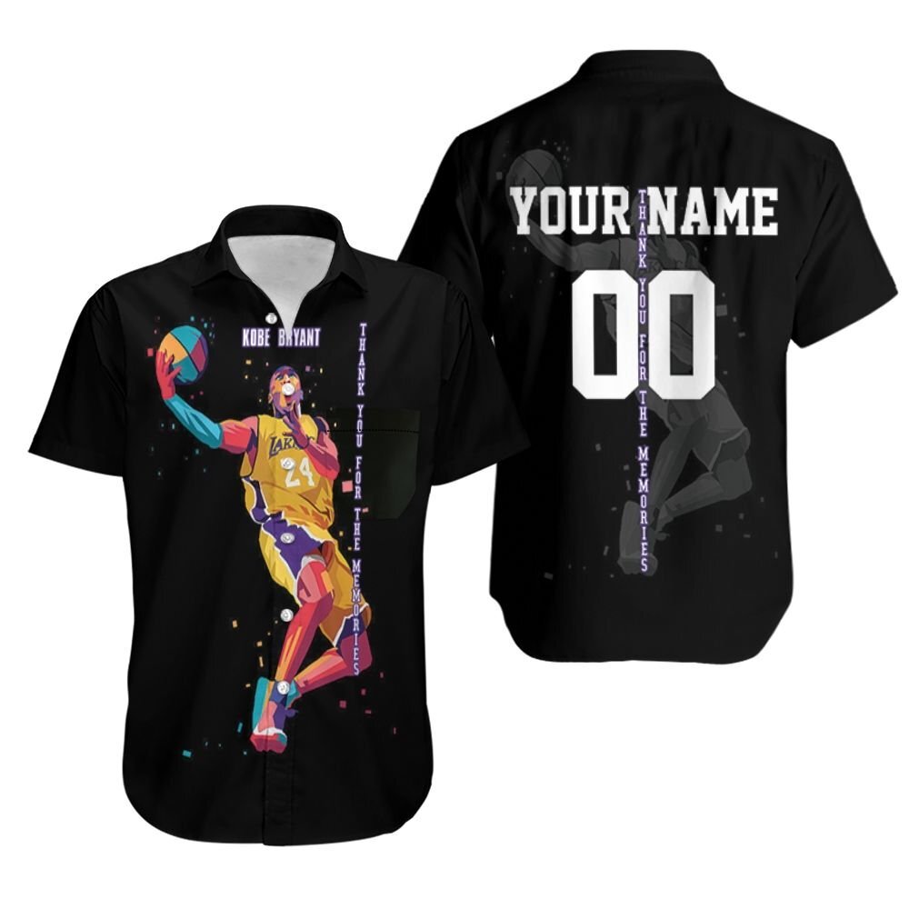 Kobe Bryant Egi Syaputra Thank You For The Memories Personalized Hawaii Shirt Ha67663