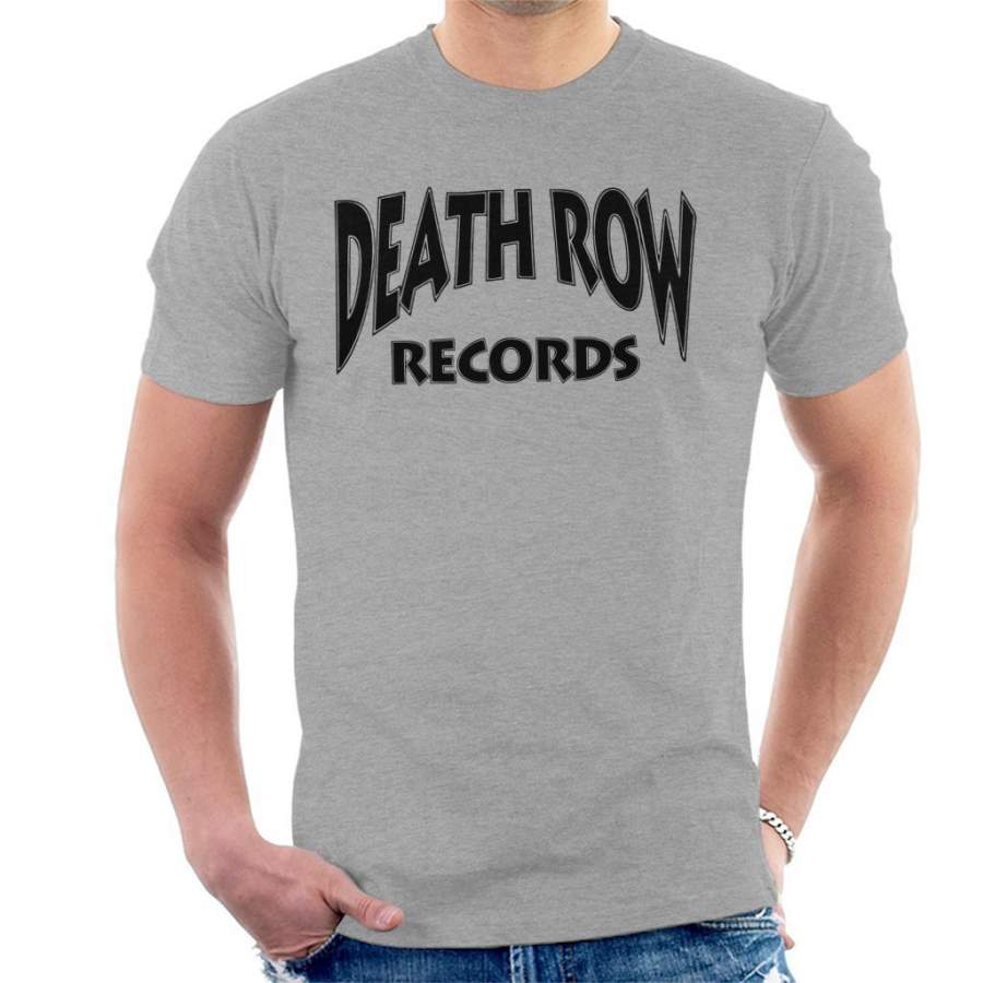Death Row Records Logo Black Men’s T-Shirt