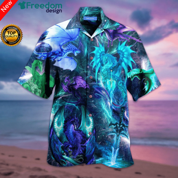 Dragon Galaxy Cosmos Hawaii Shirt Unisex Ha100616