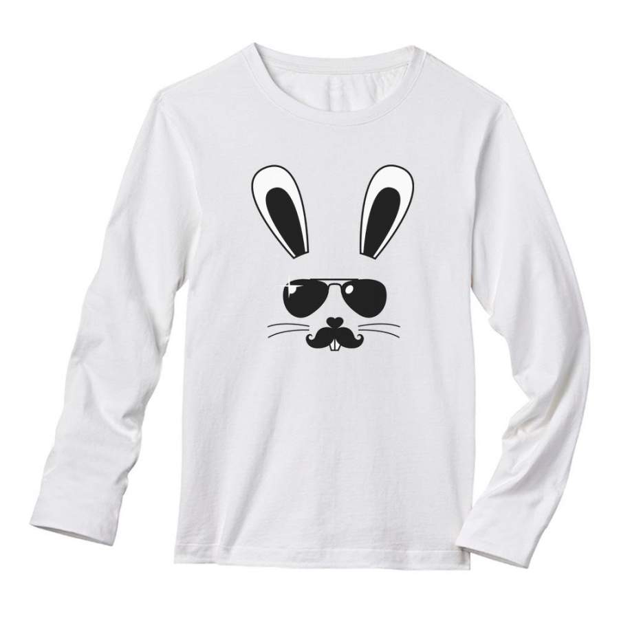 Cool Easter Bunny Face Long Sleeve T-Shirt