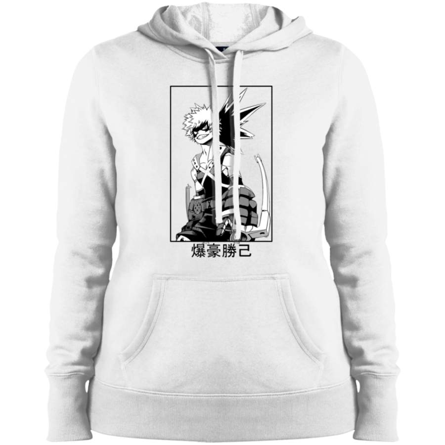 AGR Katsuki Bakugo Ladies’ Pullover Hooded Sweatshirt