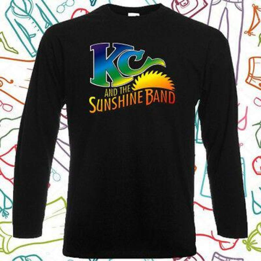 Kc And The Sunshine Band Music Men’S Long Sleeve Black T-Shirt