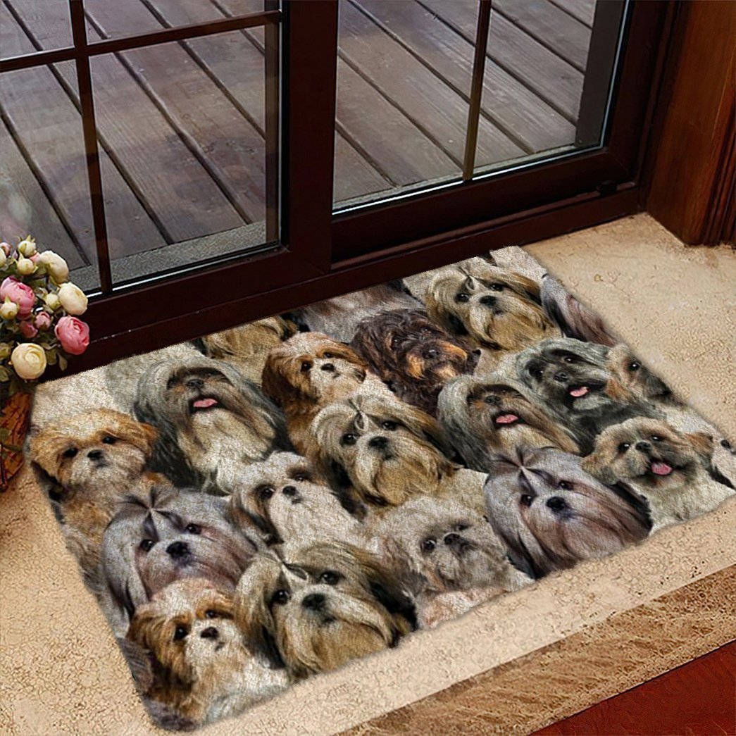 Tmarc Tee A Bunch Of Shih Tzus Doormat