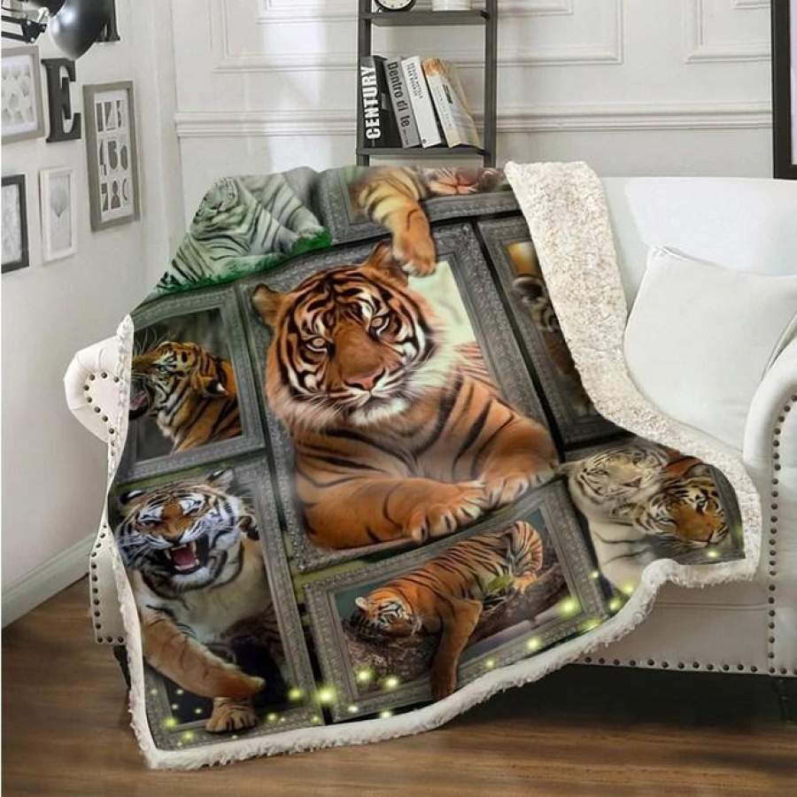 3D huge Tiger Blanket