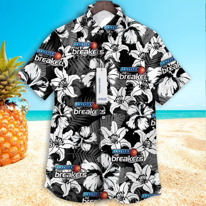 New Zealand Breakers Hawaii Shirt Tropical Flower Short Sleeve Ha12869