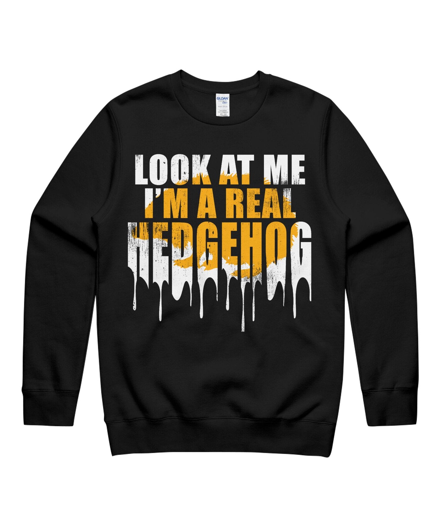 I’M A Real Hedgehog Look At Me Funny Halloween Costumes Matching Cosplay October 31St Day Of Dead 13Th Friday Unisex Crewneck Sweatshirt