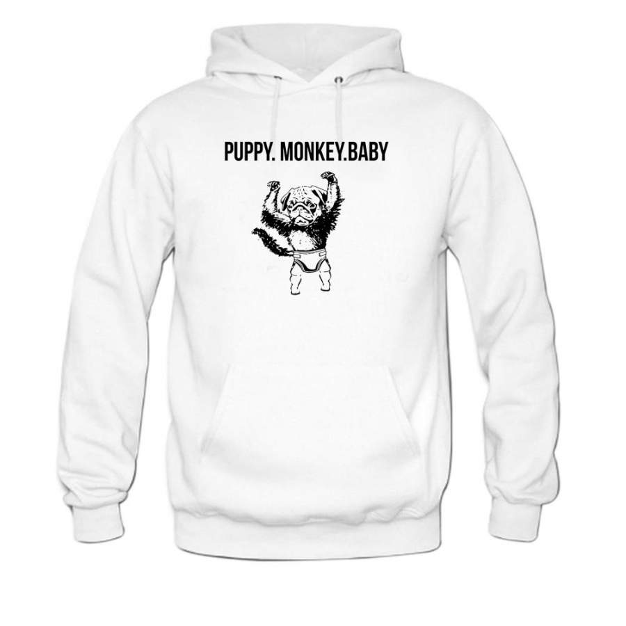 Unisex Fashion Puppy. Monkey Sweatshirt Hoodie Cool