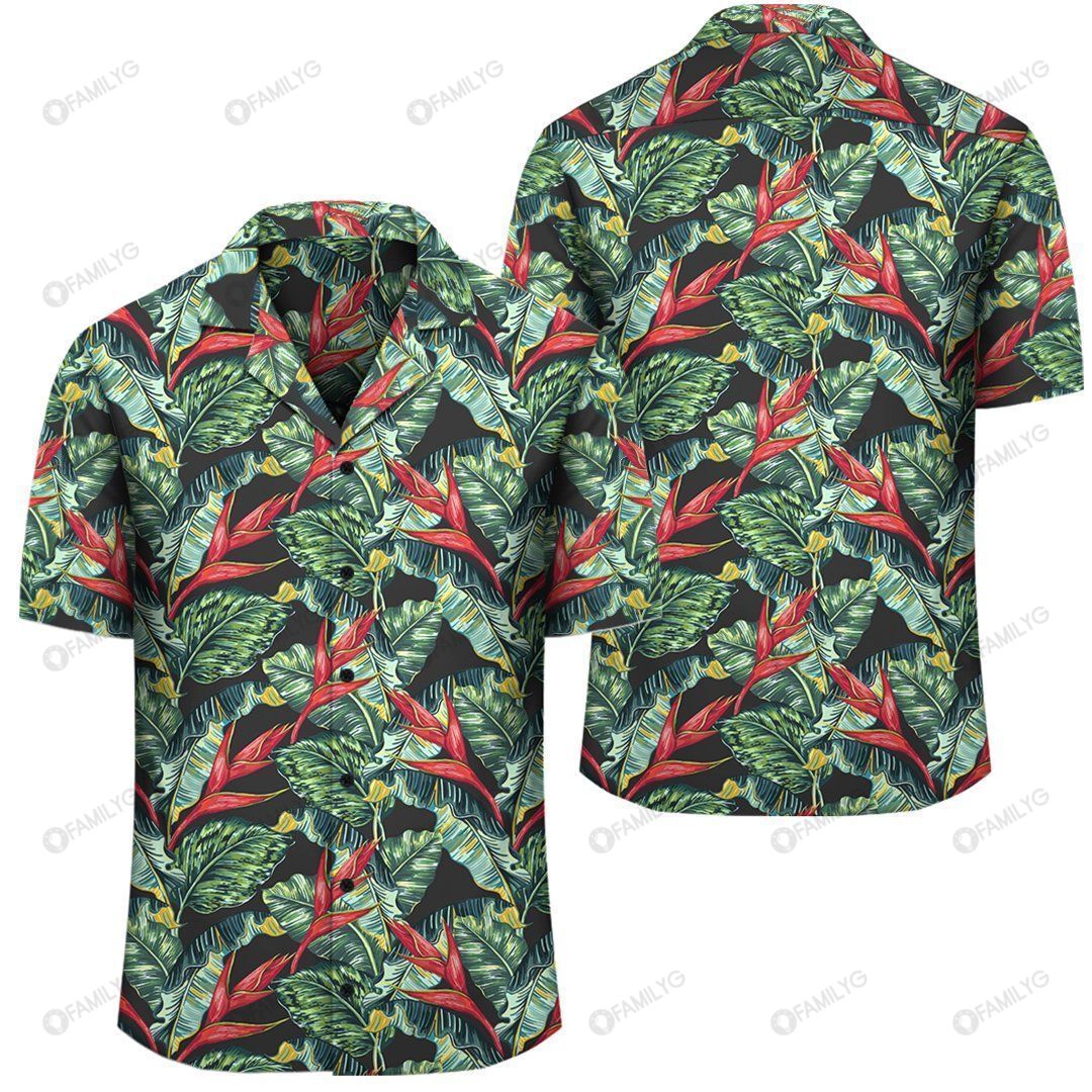 Tropical Monstera Leaf Green Mix Hawaiian Shirt Summer Hawaiian For Men, Women, Couple