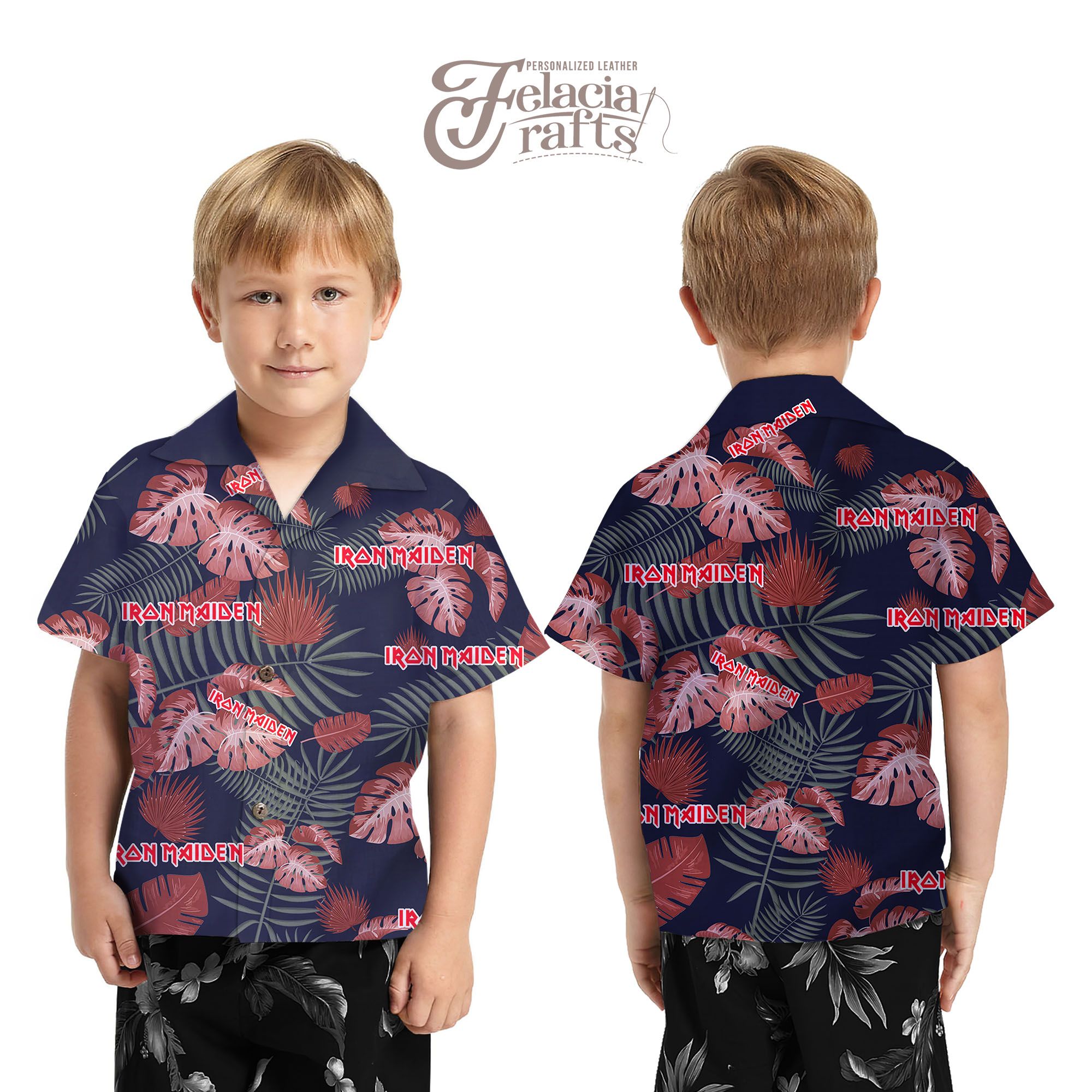 Felacia Shirt Iron Maiden Hawaiian Ha57936