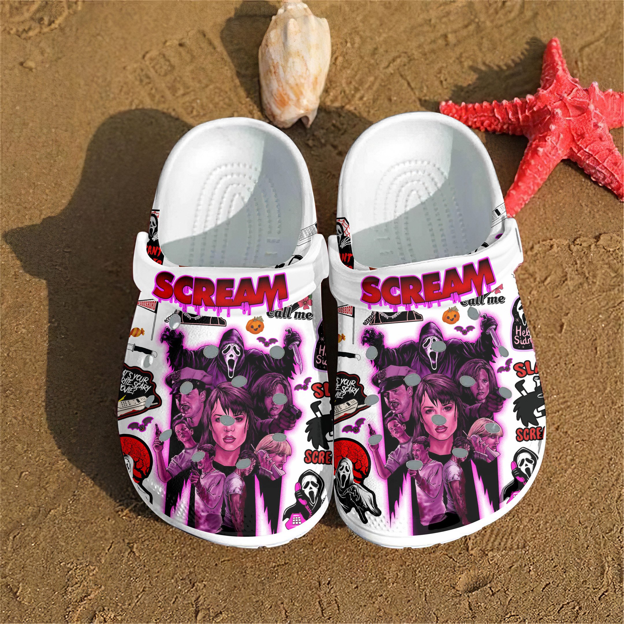 Scream Movie Crocss Clogs For Men Women And Kid Tr1805936462