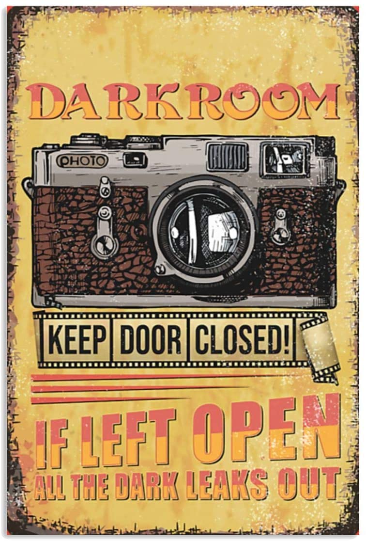 Vintage Photographer Vintage Darkroom All The Dark Leaks Out Poster Art Print      Home Decor Gift For Men Women Family Friend On Birthday Xmas