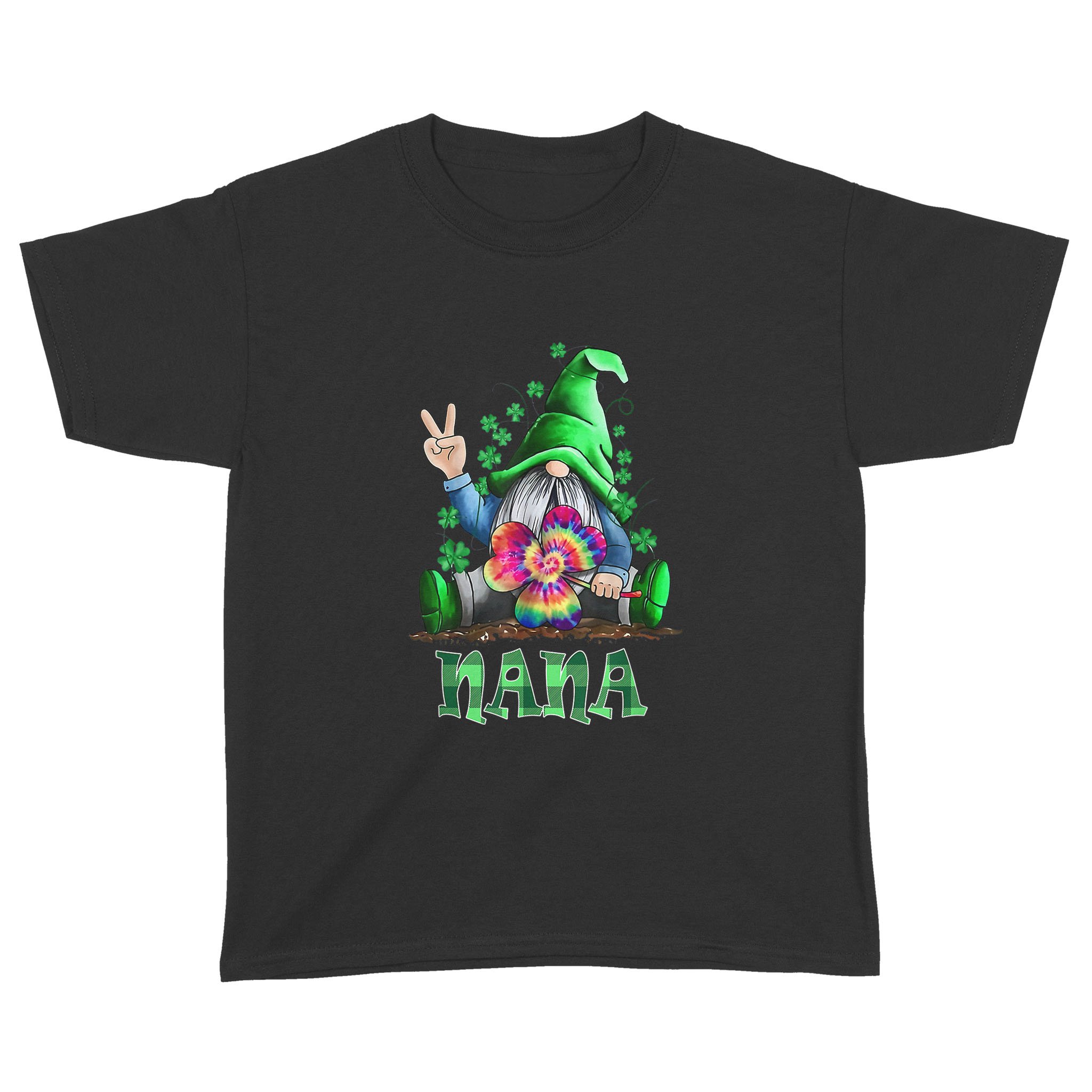 Nana Gnome St. Patrick’s Day Matching Family Gifts T-Shirt – Standard Youth T-shirt