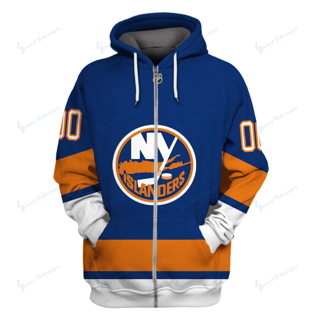 New York Islanders Limited Edition All Over Print Hoodie Sweatshirt Zip Hoodie T Shirt Unisex 840