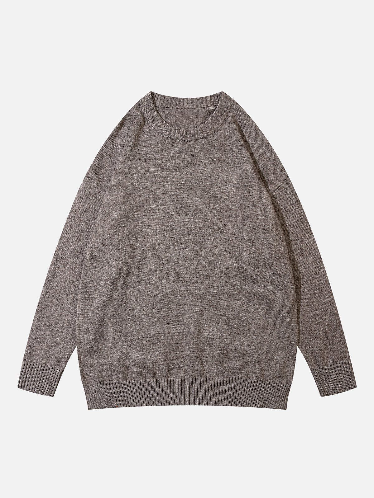 Talishko™ – Solid Crew Neck Sweater