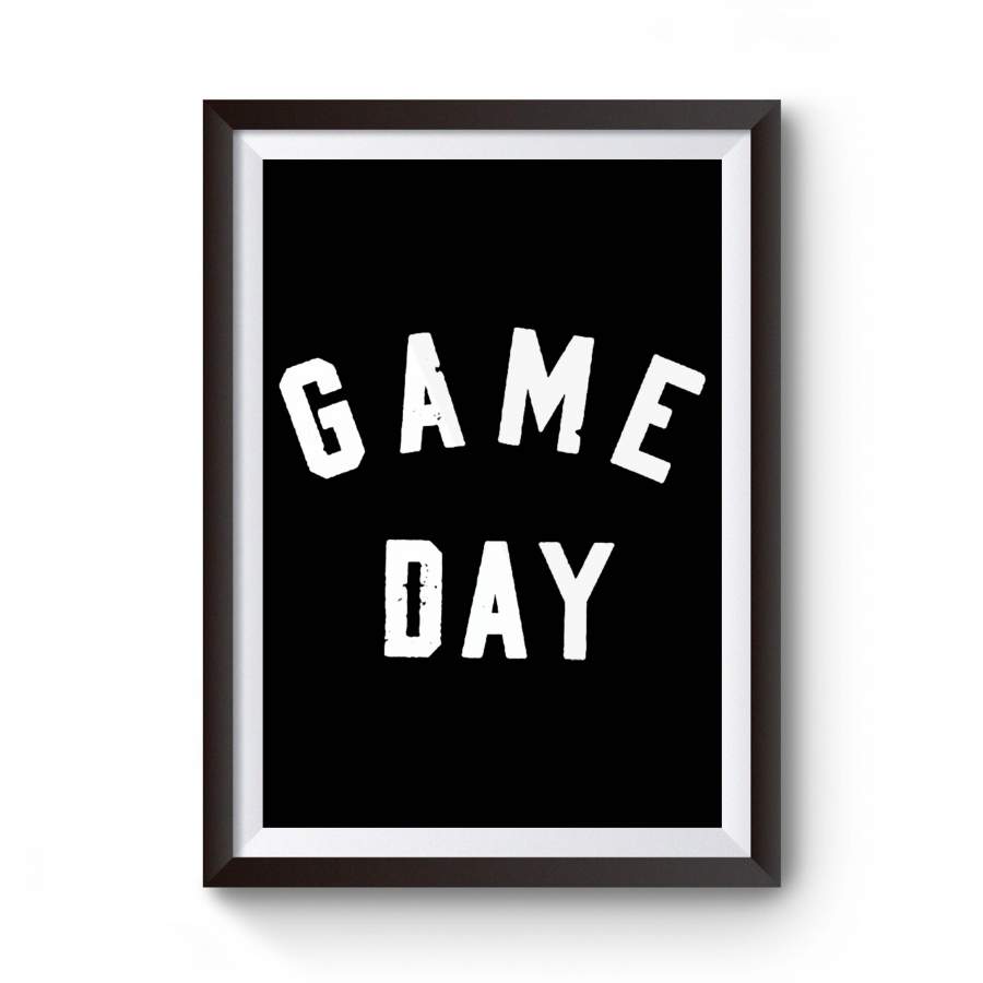 Game Day Football Graphic Vayne Lifestyle Tailgate Retro Vintage Poster