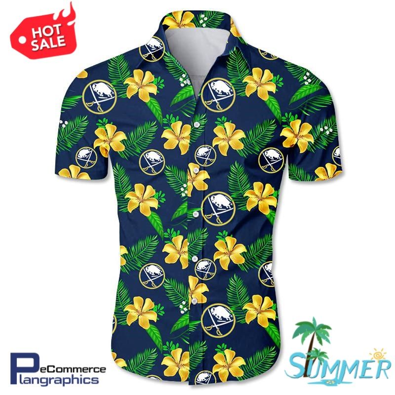 Buffalo Sabres All Over Print Hawaiian Aloha Shirt Hawaiian Shorts Beach Short Shirt